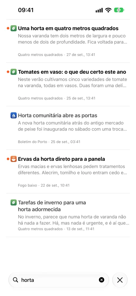 Resultados da busca